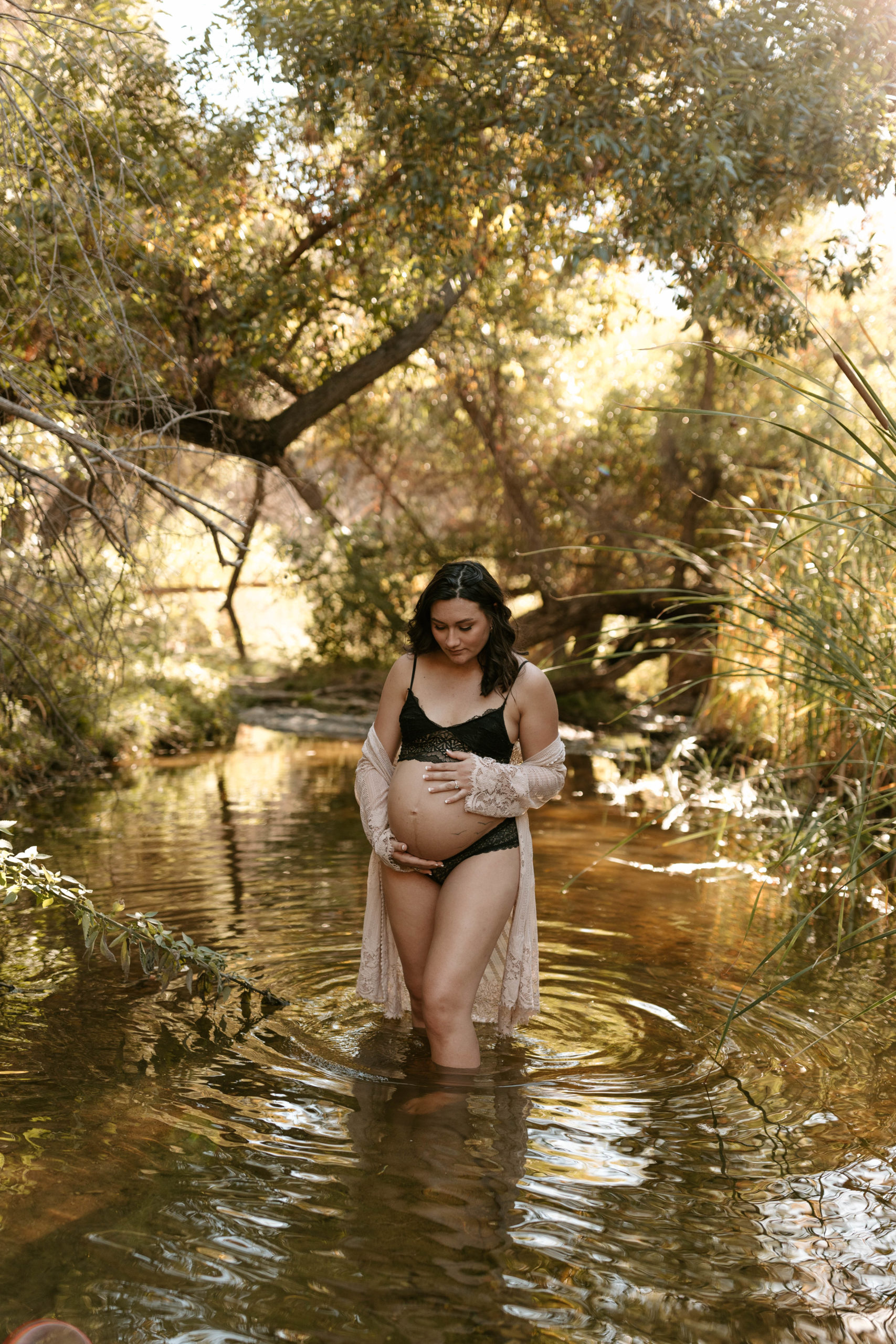 Malibu creek maternity session
