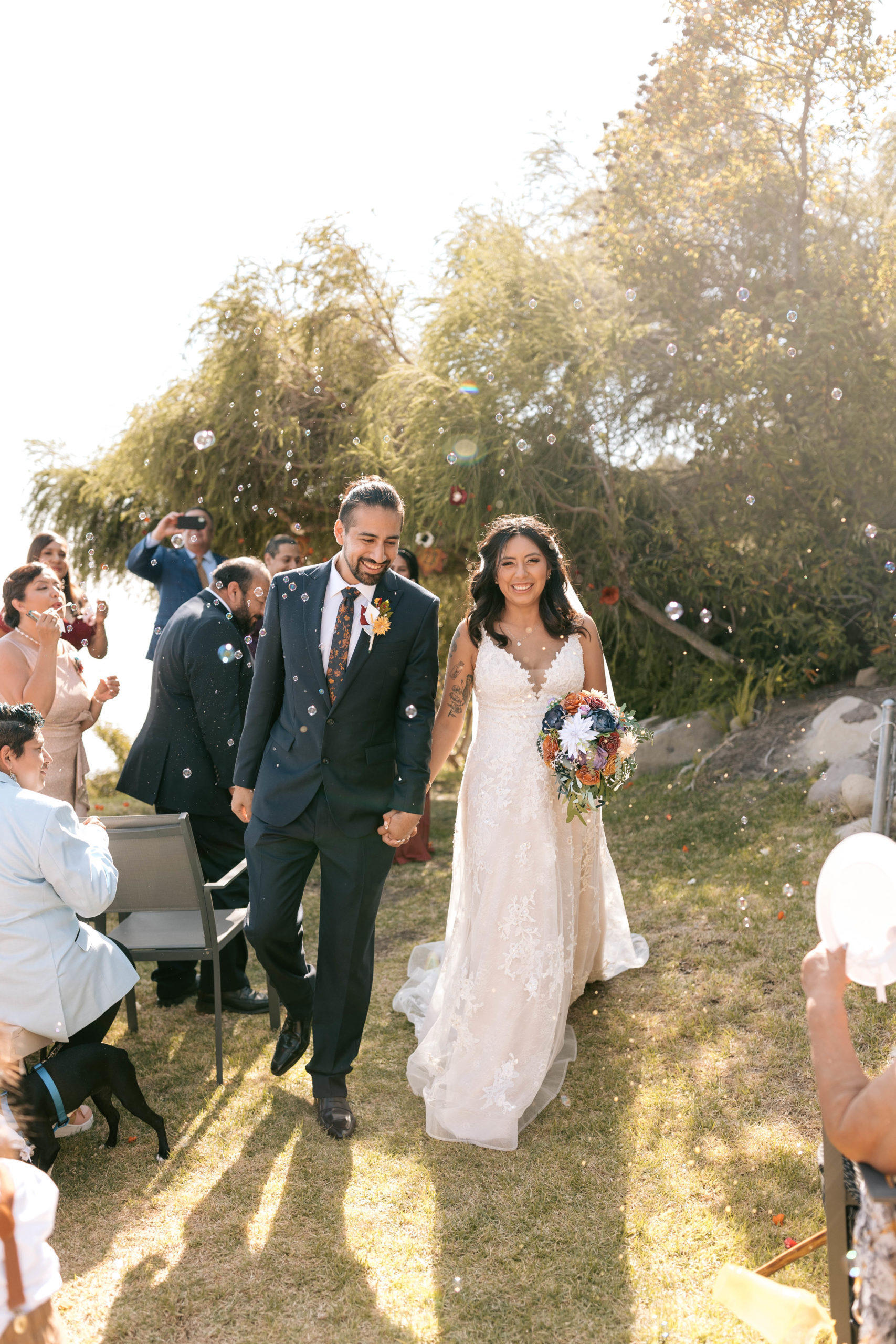 Malibu backyard wedding